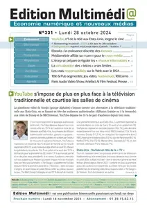 Edition Multimédi@ N.334 - 28 Octobre 2024 [Journaux]